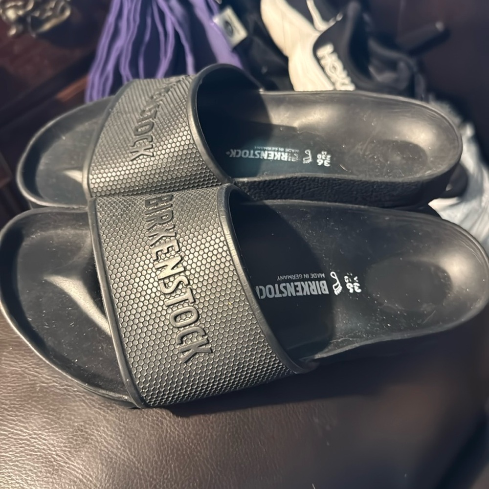 Birkenstock Black Slides size 36